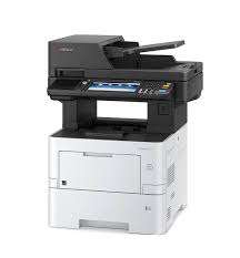 Side view of Kyocera Ecosys MA4500X MFP Printer with open paper tray