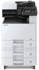 Close-up of Kyocera Ecosys M8124CIDN control interface