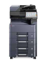 Front view of Kyocera Taskalfa MZ4000I Copier with touchscreen control panel