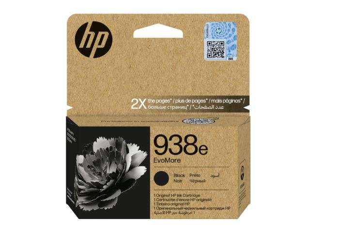 HP 938e EvoMore Black Ink Cartridge