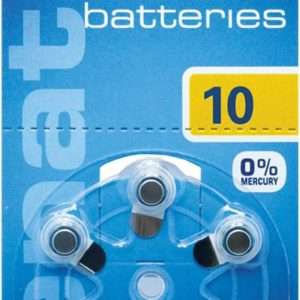 Renata Size 10 Zinc Air 1.45V Hearing Aid Battery