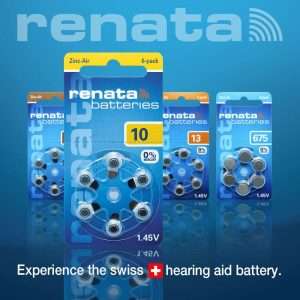 Renata Size 10 Zinc Air 1.45V Hearing Aid Battery - Image 4