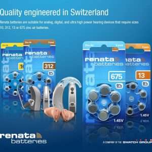 Renata Size 10 Zinc Air 1.45V Hearing Aid Battery - Image 3