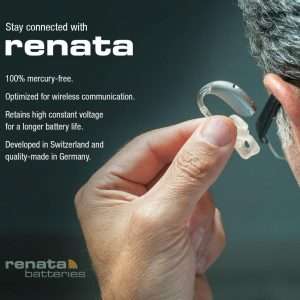 Alternative view of Renata Size 10 Zinc Air 1.45V Hearing Aid Battery