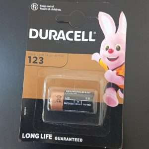 Duracell CR123 3V Lithium Battery 3V