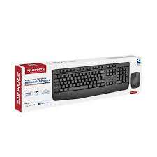 Retail package of Promate Wireless Keyboard and Mouse Combo