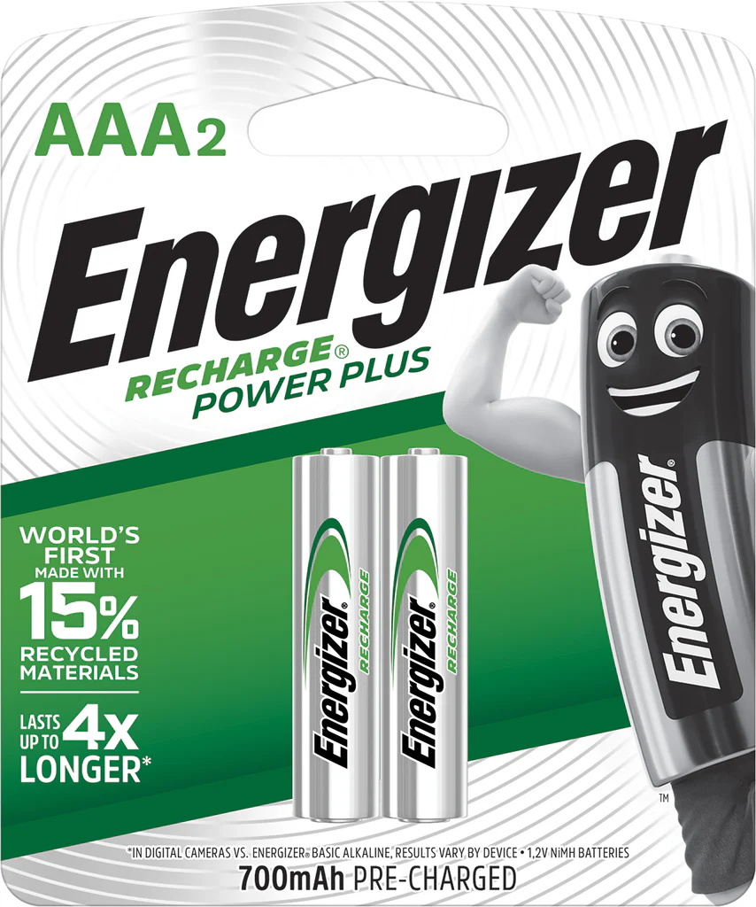 Energizer AAA Rechargeable 2 pack