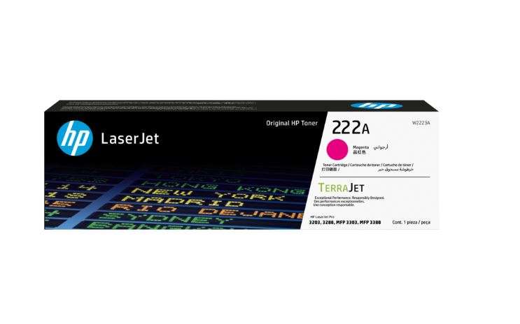 HP 222A Magenta LaserJet Toner Cartridge