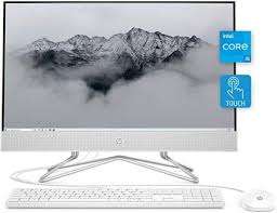Full HD display on HP AiO 24-cr0307nh PC with open applications