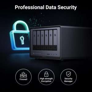 Front view of UGREEN NASync DXP6800 Pro 6-Bay Network Attached Storage