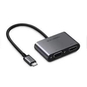 Ugreen 4 -In -1 USB-C to HDMI + VGA +USB 3.0 Adapter with PD