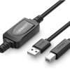 Ugreen USB 2.0 A Male to B Male Active Printer Cable 10m