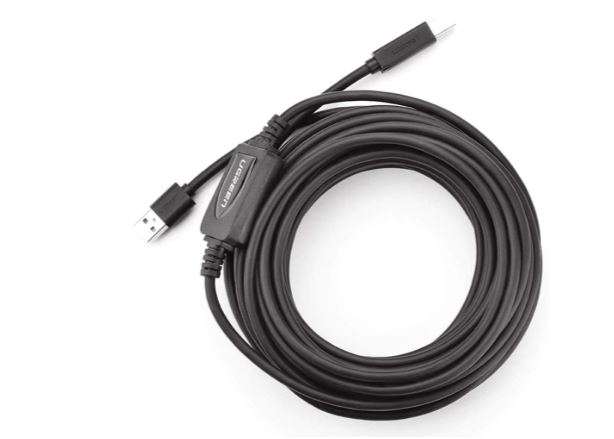 Ugreen USB 2.0 A Male to B Male Active Printer Cable 15m