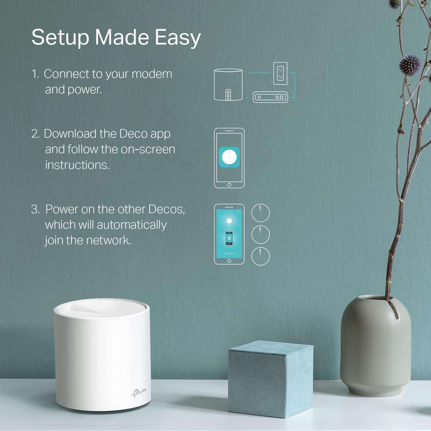 TP-Link Deco X20 AX1800 Mesh WiFi 6 (3-Pack)
