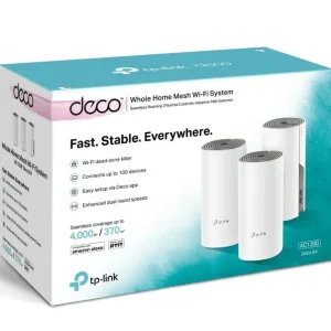 TP-Link Deco E4 AC1200 Mesh Wi-Fi (3-Pack)