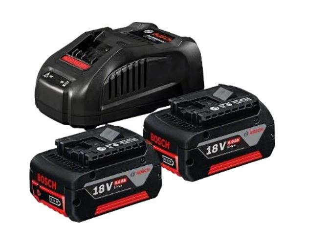 Bosch 2 X GBA 18V 5.0AH + GAL 1880 CV Professional Starter Set