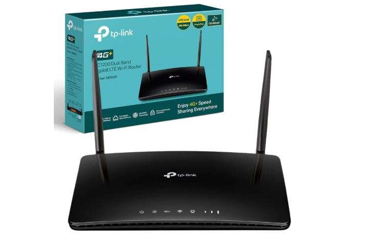 TP-Link 4G+ Cat6 AC1200 Wireless Dual Band Gigabit Router - TL-ARCHER MR600