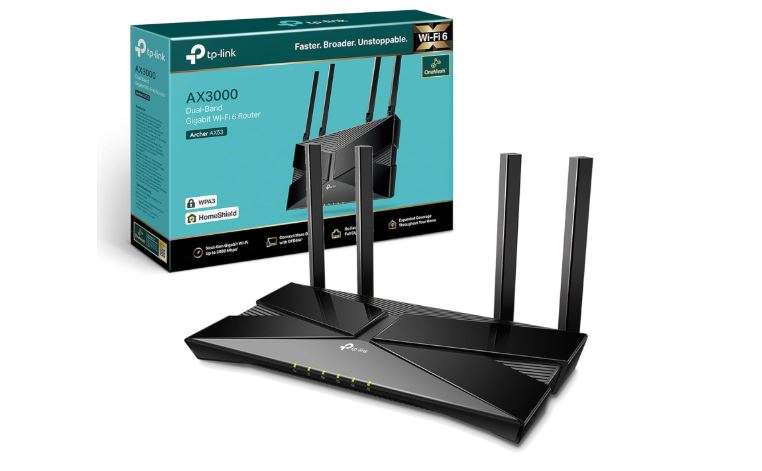 TP-Link AX3000 Wireless Dual Band Gigabit Wi-Fi 6 Rounter - TL-ARCHER AX53