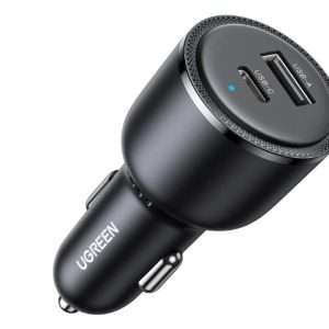 Ugreen 63W 2-Port Fast Car Charger - EC701 (UG-35023)