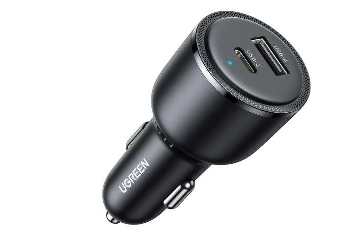 Ugreen 63W 2-Port Fast Car Charger - EC701 (UG-35023)