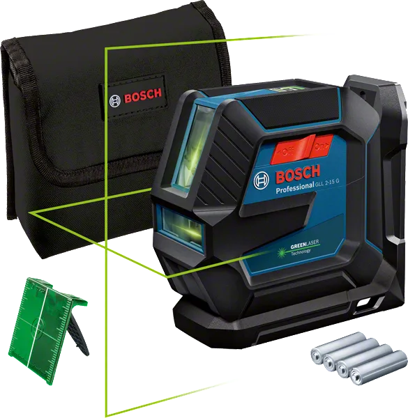 Bosch GLL 2-15 G Professional Crossline Laser – 15M