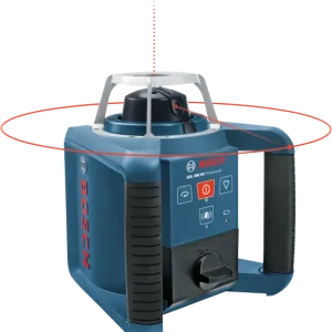 Bosch GRL 300HV + Receiver Rotary Laser – 60M