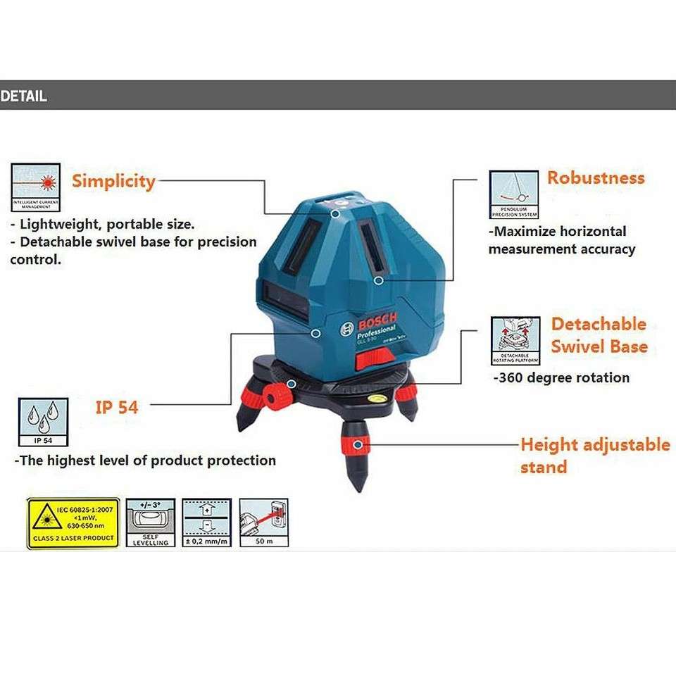 Bosch GLL 5-50 X Professional CrossLine Laser
