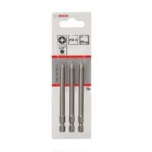 Bosch Bit Screw 3pc 89mm Star PH2