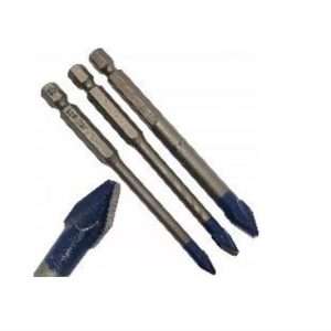 Bosch Drill Bits 3pc Hex-9 for Ceramic