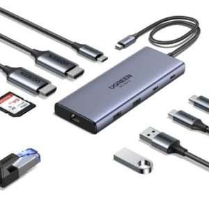 UGREEN 10-in-1 USB-C Multifunction Adapter - CM639 (UG-45380)