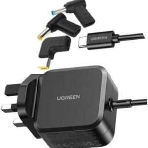 Ugreen USB-C 67W PD GaN Tech Power Adapter UK+3 DC Connectors - X377