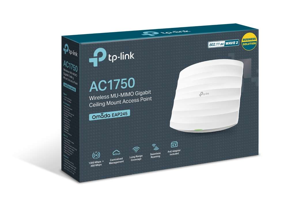 TP-Link TL-EAP245 AC1750 Ceiling-Mount Gigabit Access Point