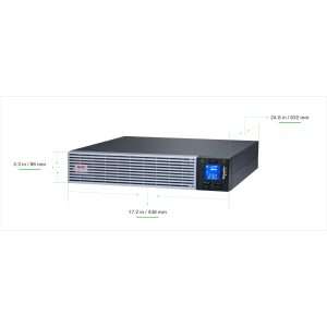 APC Easy UPS SRVL3KRIRK 3KVA Online, Rack/Tower 2U with Rail Kit