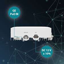Side view of Huawei eKitEngine AP761 Outdoor Access Point showing ports
