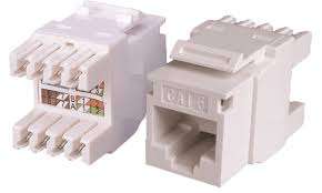 Giganet GN-C6A-U/UTP-KJP Keystone front and back views