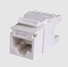 Giganet GN-C6A-U/UTP-KJP Keystone front view