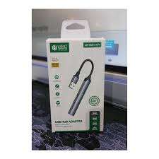 Retail packaging of Lightwave USB A 4 in 1 Hub Adapter