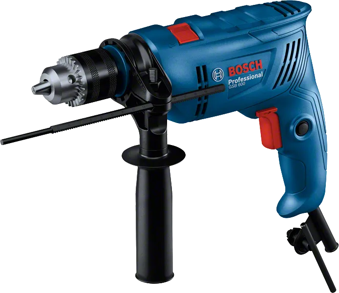 Bosch GSB 600 Professional Impact Drill front view showing chuck