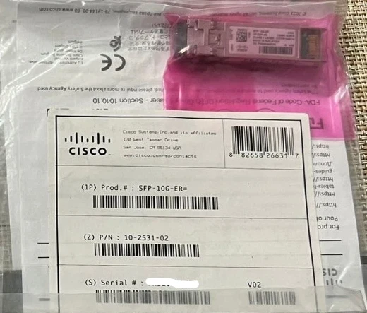 Cisco SFP-10G-ER 10GBASE-ER SFP+ Module