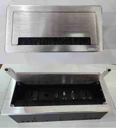 Multifunction Flip-Up Socket – Silver