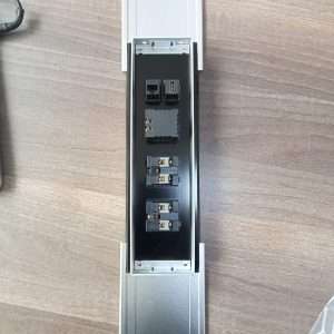 Multifunction Slide Cover Socket – Silver - Image 2