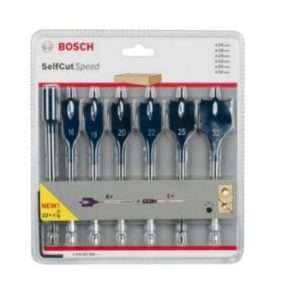 Bosch Drill Bits Flat/Spade Hexagon 7pc Set