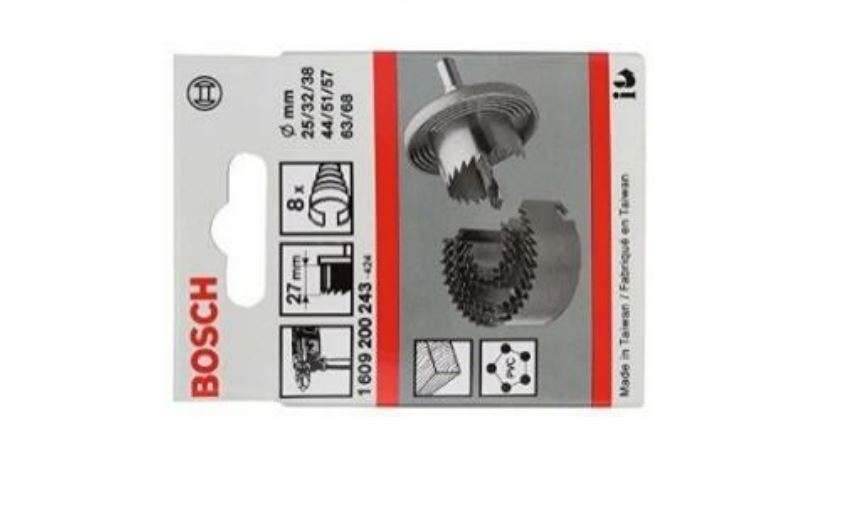Bosch Holesaw Wood 25-68mm 8pc (1609200243)