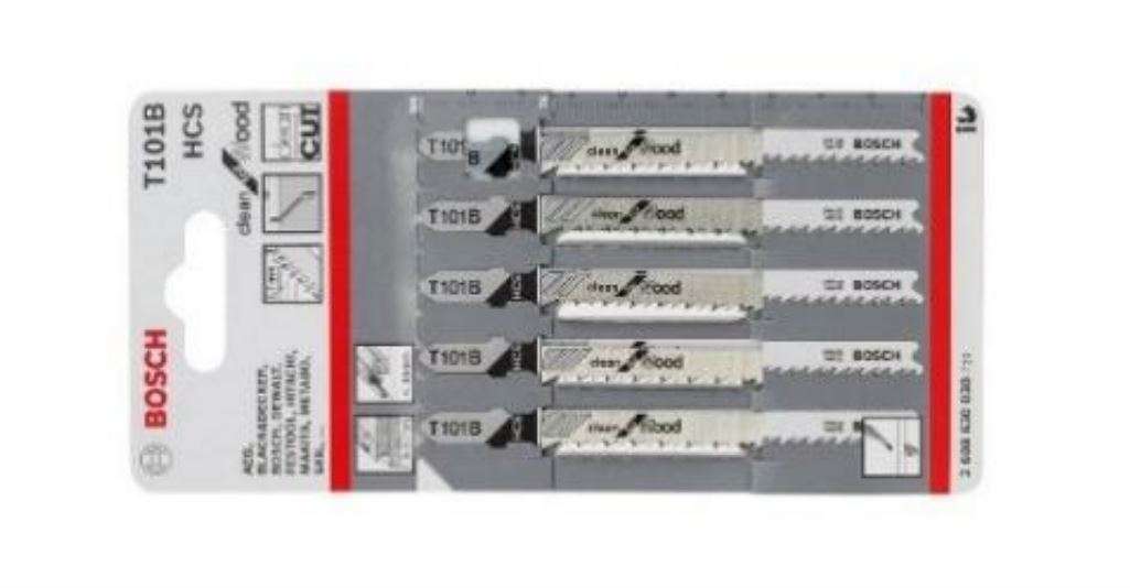 Bosch Jigsaw Blade T101B Wood 5pcs (2608630030)
