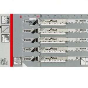 Bosch Jigsaw Blade T101D Wood 5pcs (2608630032)