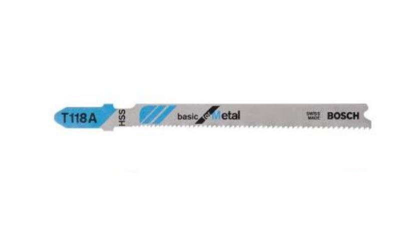 Bosch Jigsaw Blade T118A Metal 100pcs (2608631964)