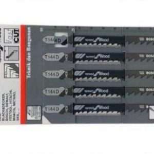 Bosch Jigsaw Blade T144D Wood 5pcs (2608630040)