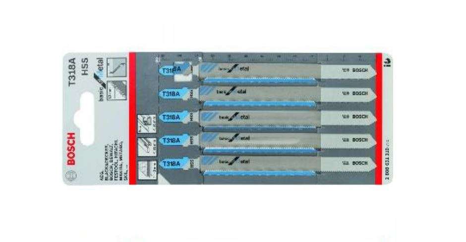 Bosch Jigsaw Blade T318A Metal 5pcs (2608631319)