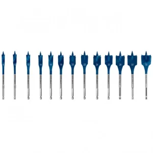 Bosch Drill Bits Flat/Spade Hexagon 13pc Set (2608900336)