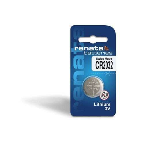 Renata CR2032 3V Lithium Coin Cell Battery